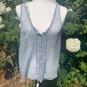Chiffon tank top.